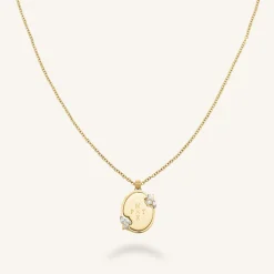 Vintage Oval Necklace